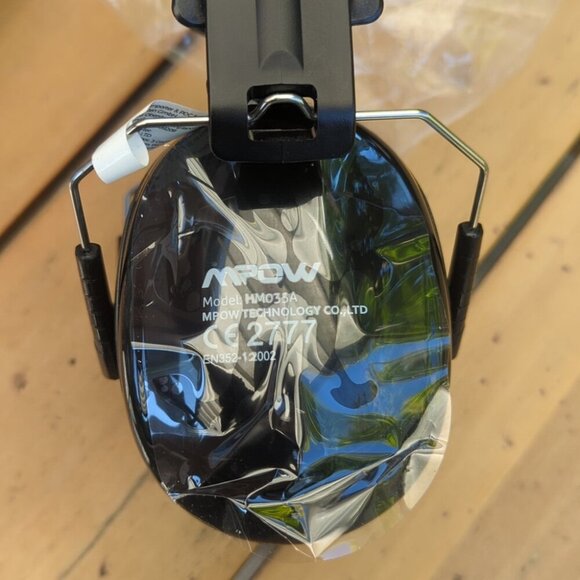 MPOW Noise Reduction Headphones Ear Muff (Black) NEW - Picture 8 of 10